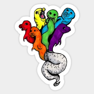 Pride Rainbow Aya Napa Sea Monster Sticker